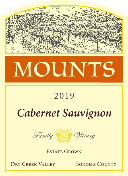 Product Image for 2019 Mounts Cabernet Sauvignon Estate Grown Dry Creek Valley