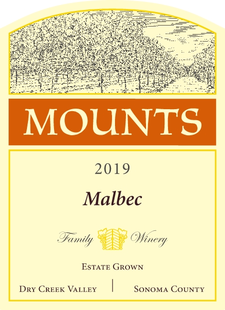 Product Image for 2019 Mounts Malbec Estate Dry Creek Valley