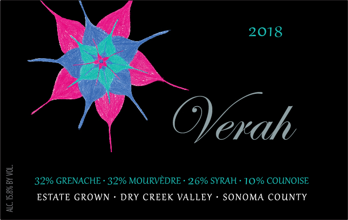 Product Image for 2018 Verah Rhône Style Red Blend Estate Grown