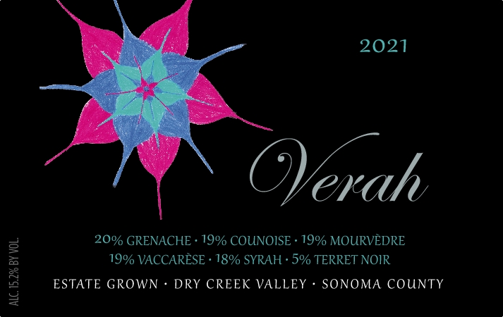 Product Image for 2021 Verah Rhône Style Red Blend Estate Grown Dry Creek Valley