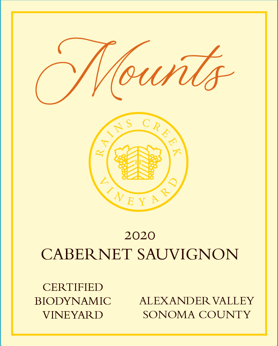 Product Image for 2020 Mounts Cabernet Sauvignon Rains Creek Alexander Valley